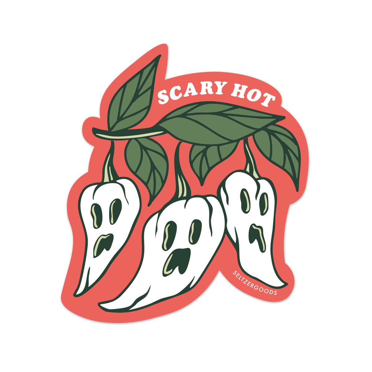 Ghost Peppers Sticker