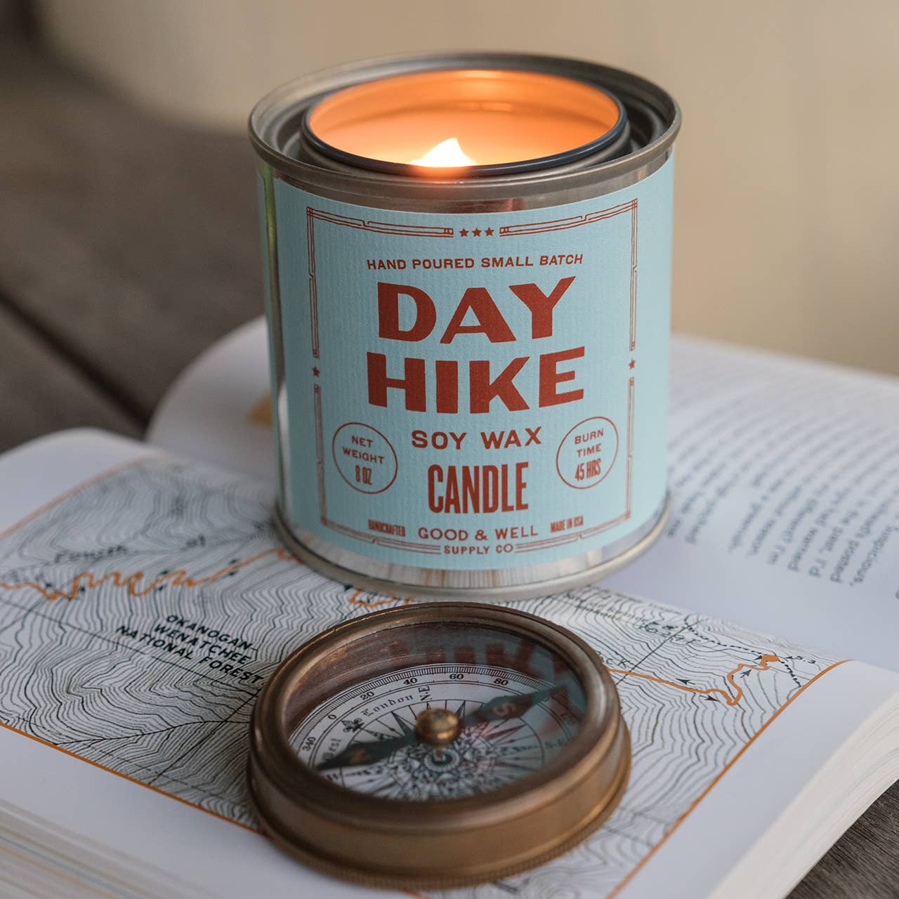 Day Hike Soy Candle : 1/2 Pint / Cotton Wick