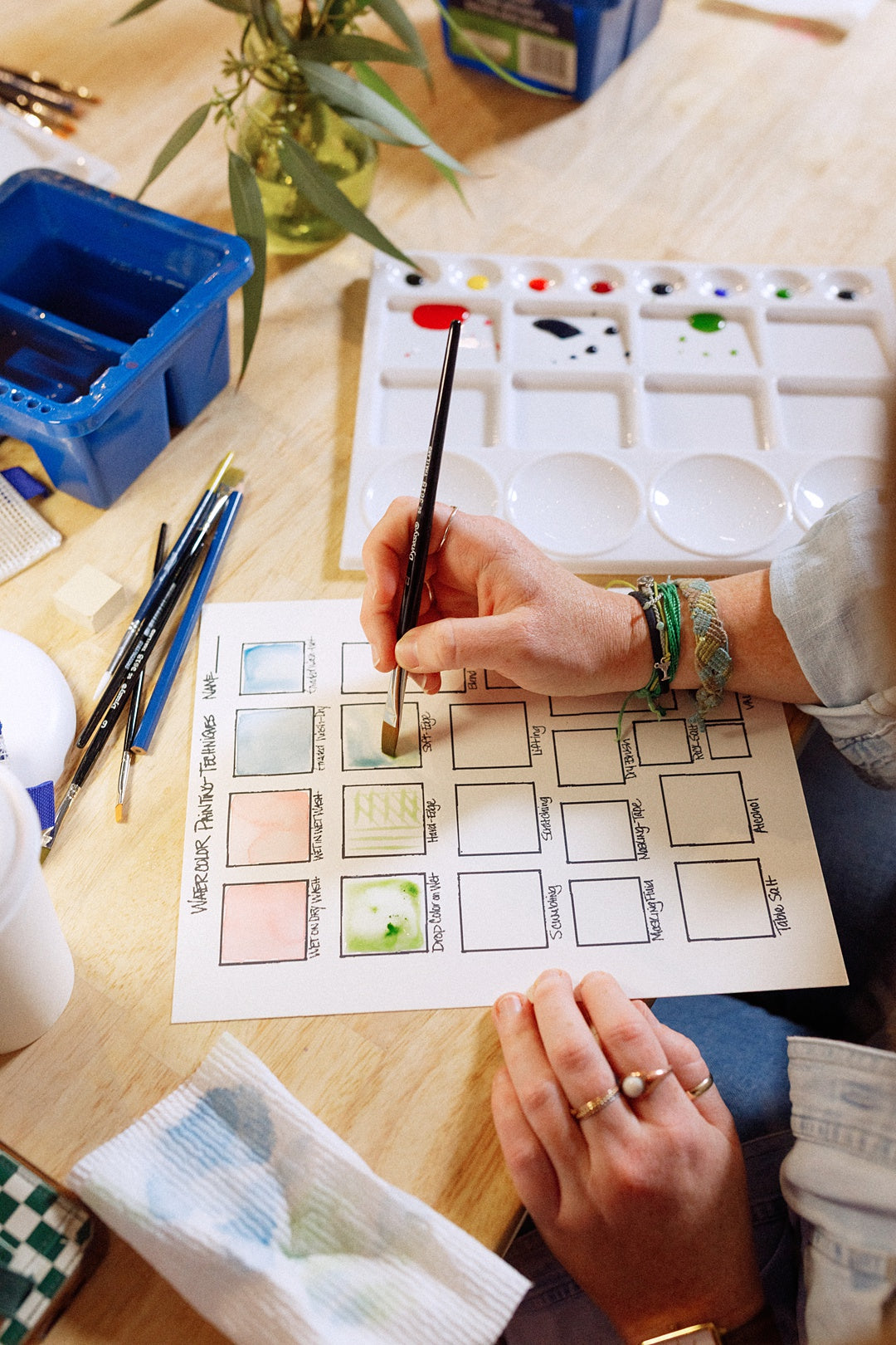 Watercolor Workshop with Robin Carlile at Edison Hills