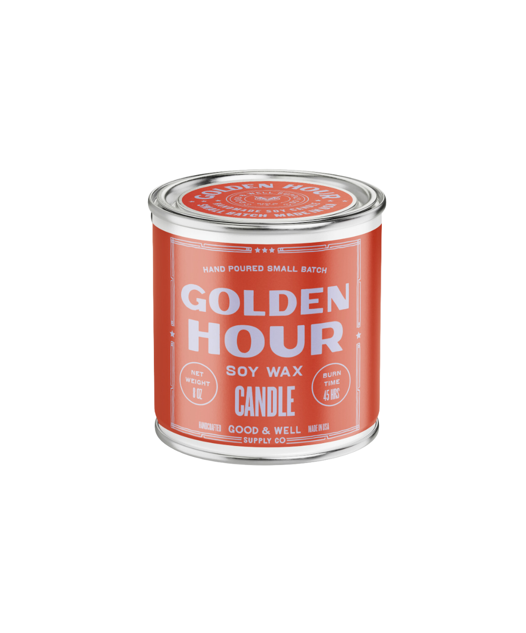 Golden Hour Soy Candle : 1/2 Pint / Cotton Wick