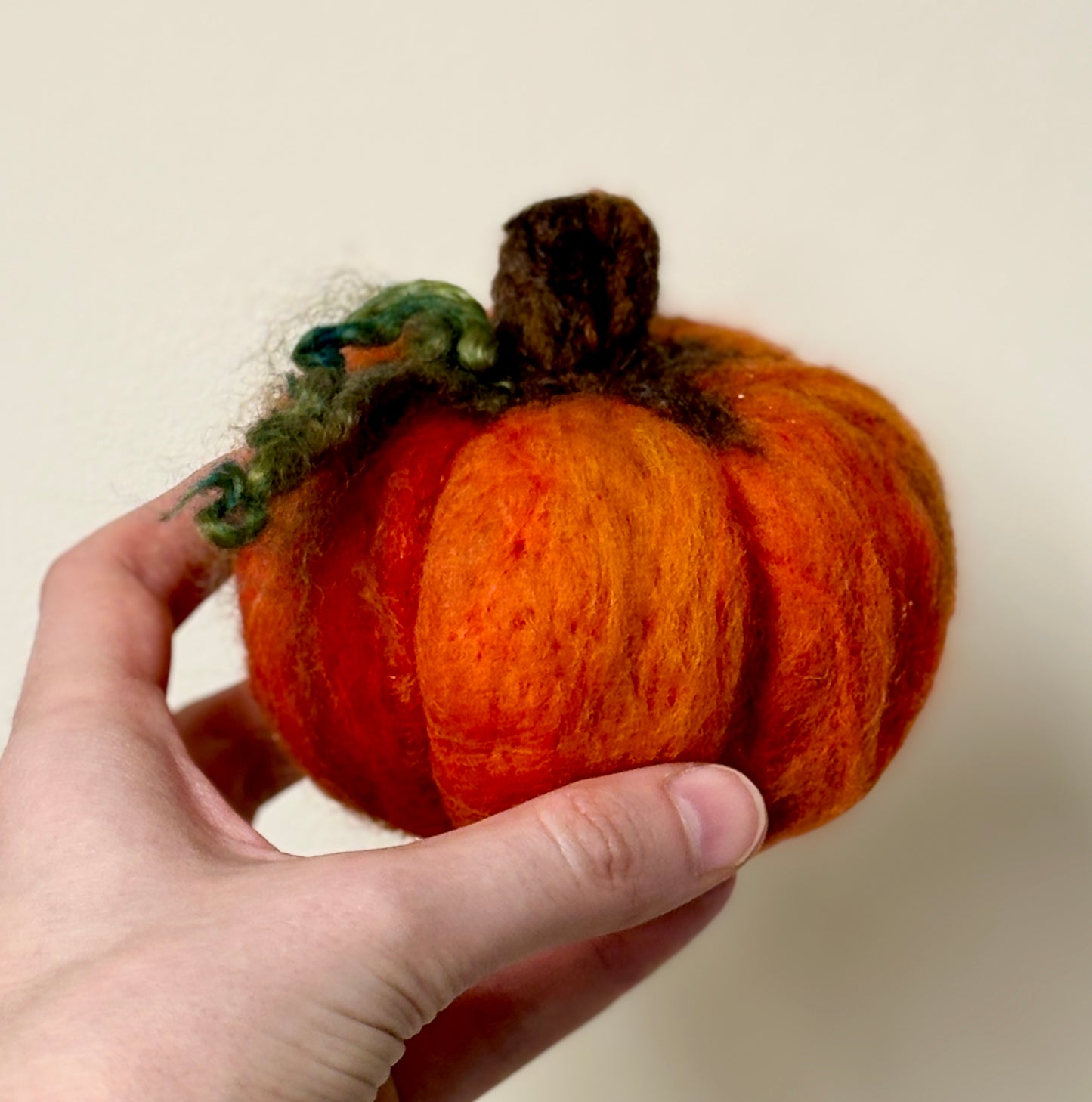 Needle Felted Pumpkin with Katelyn Dunn