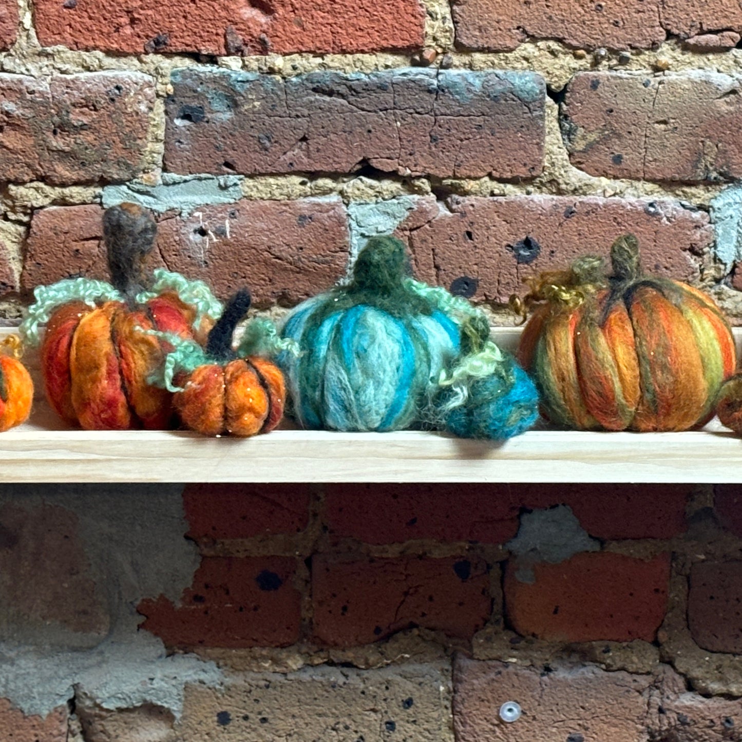 Needle Felted Pumpkin with Katelyn Dunn