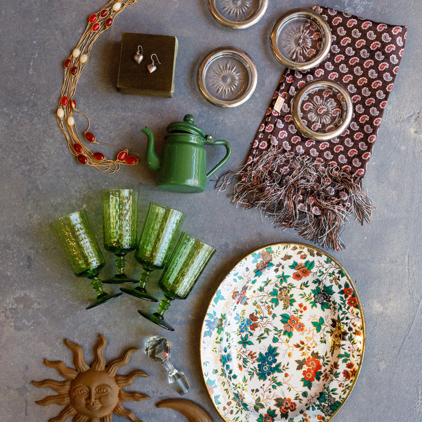 Vintage Glass Bottle Stopper