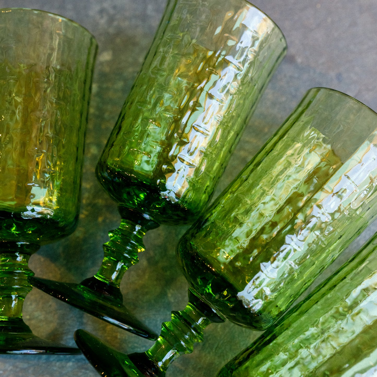 1960's Lenox Handblown Lead Crystal Wine Glasses