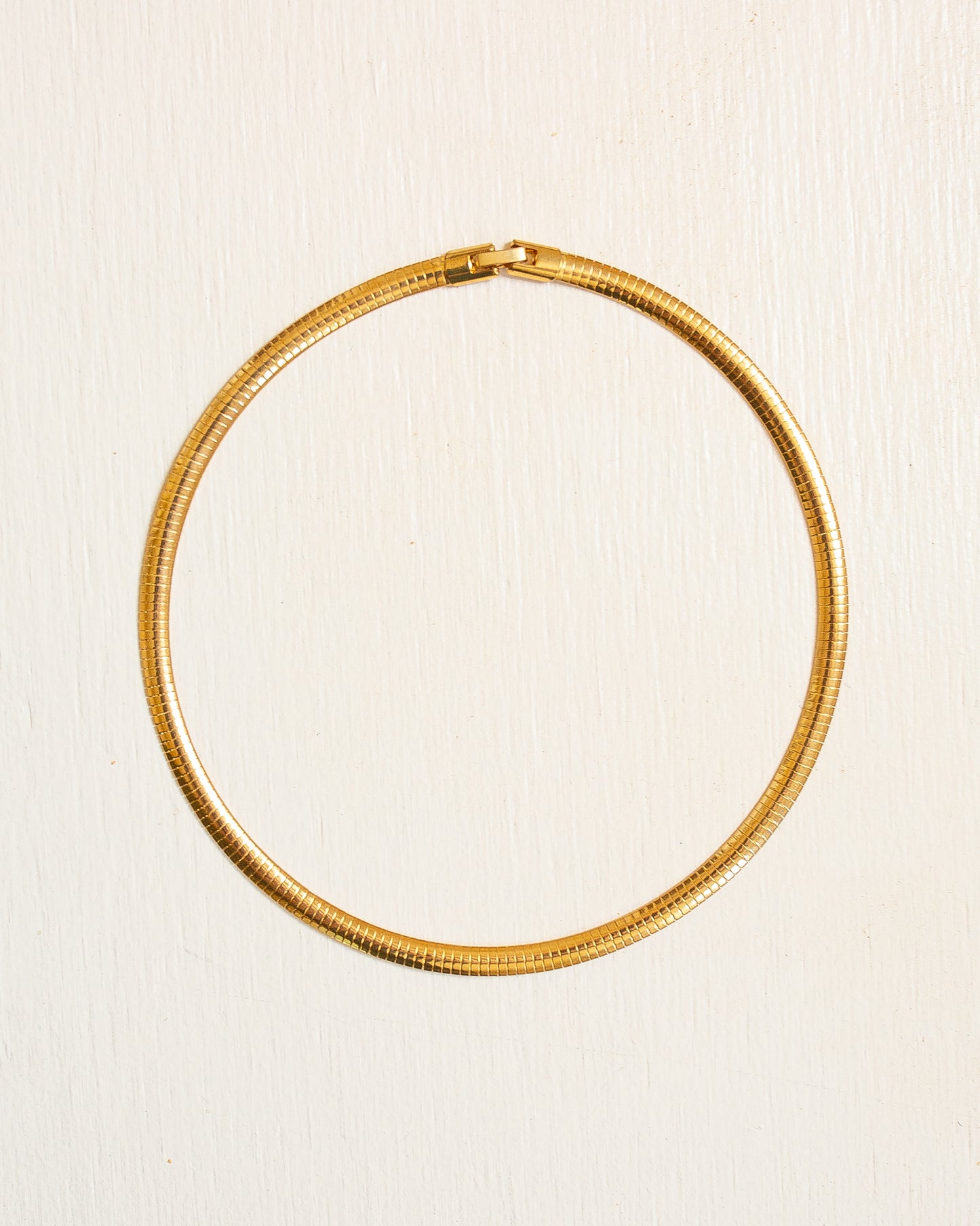 Omega-Style Chain Necklace