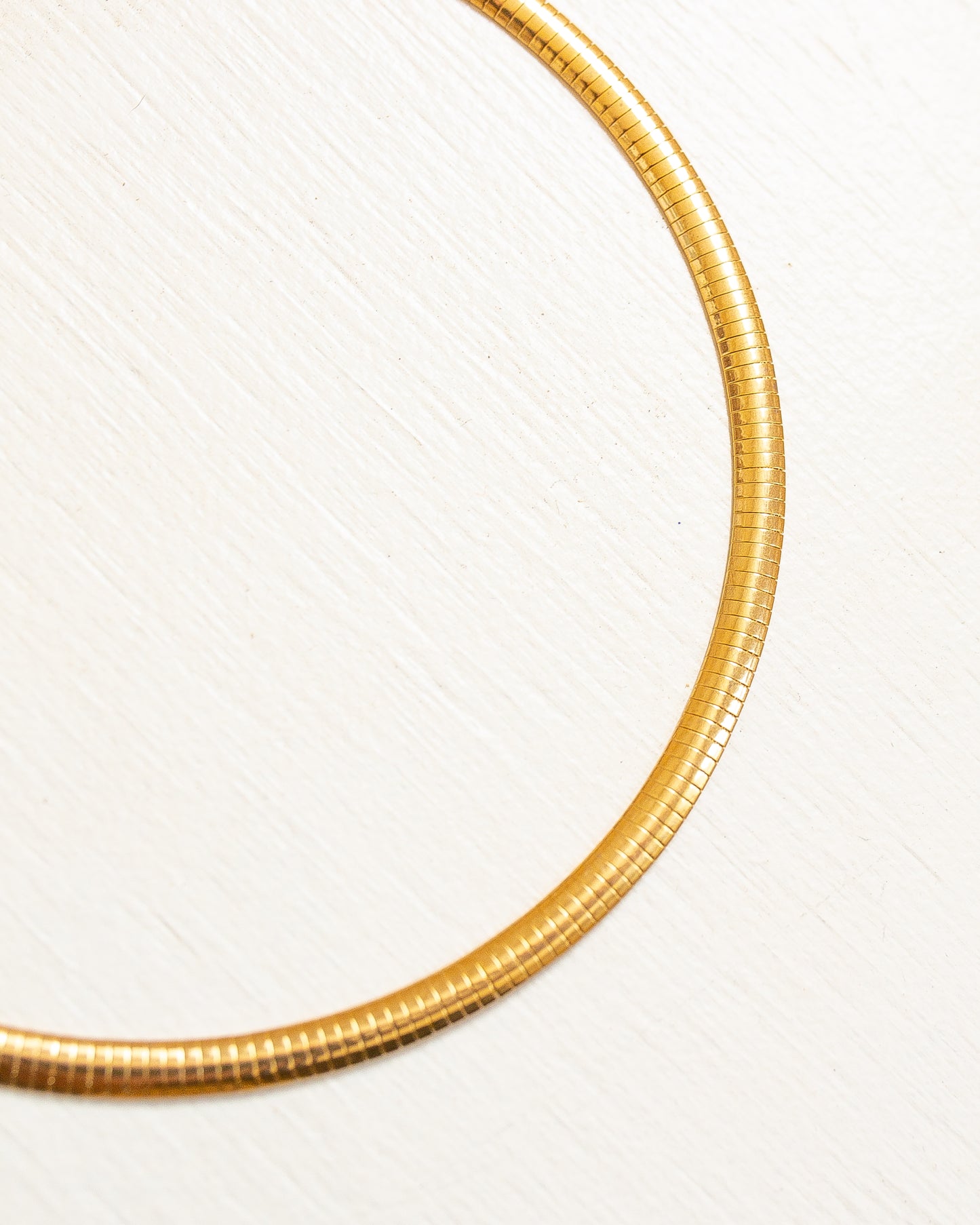 Omega-Style Chain Necklace