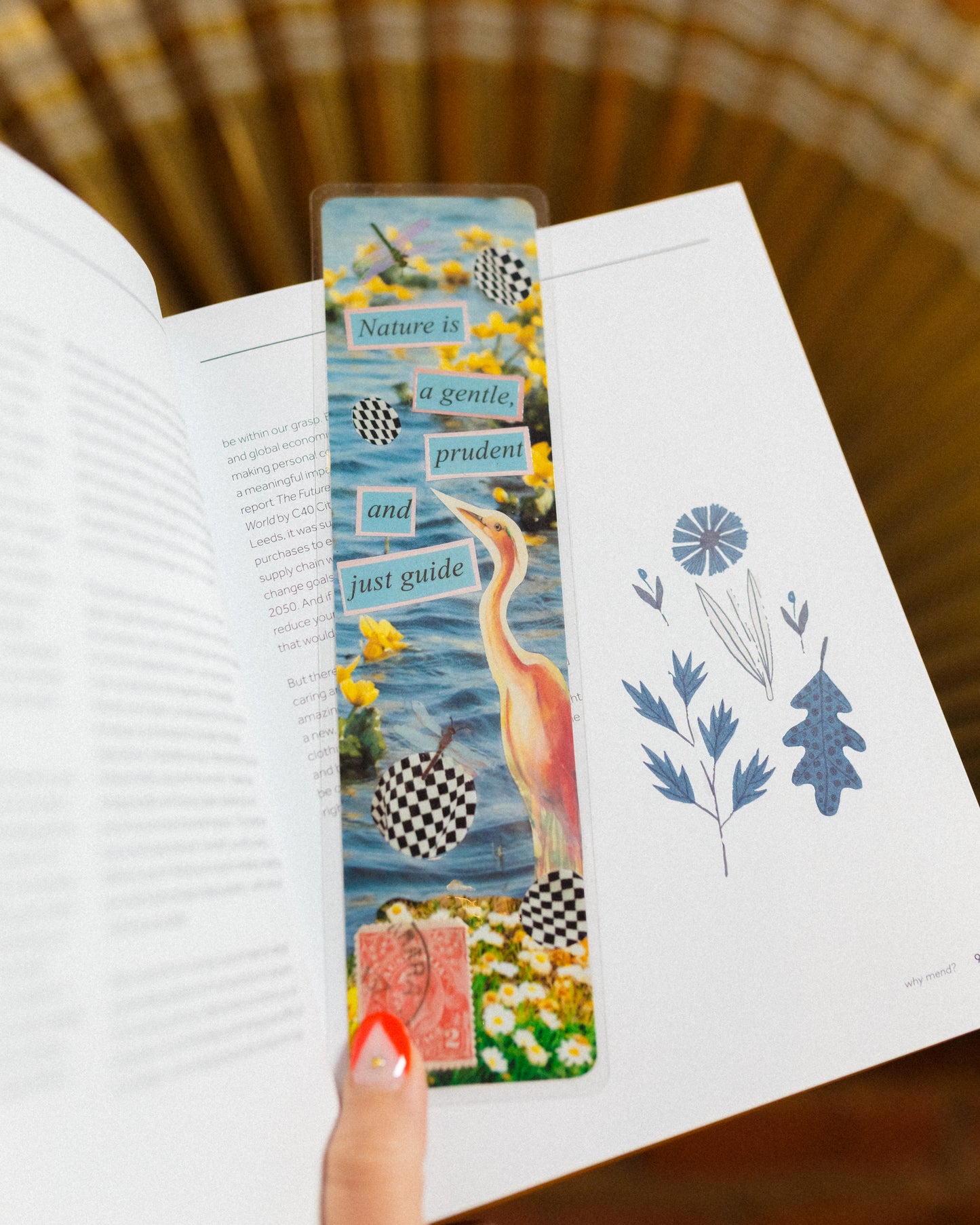 Collage Bookmark Craft at Edison Hills