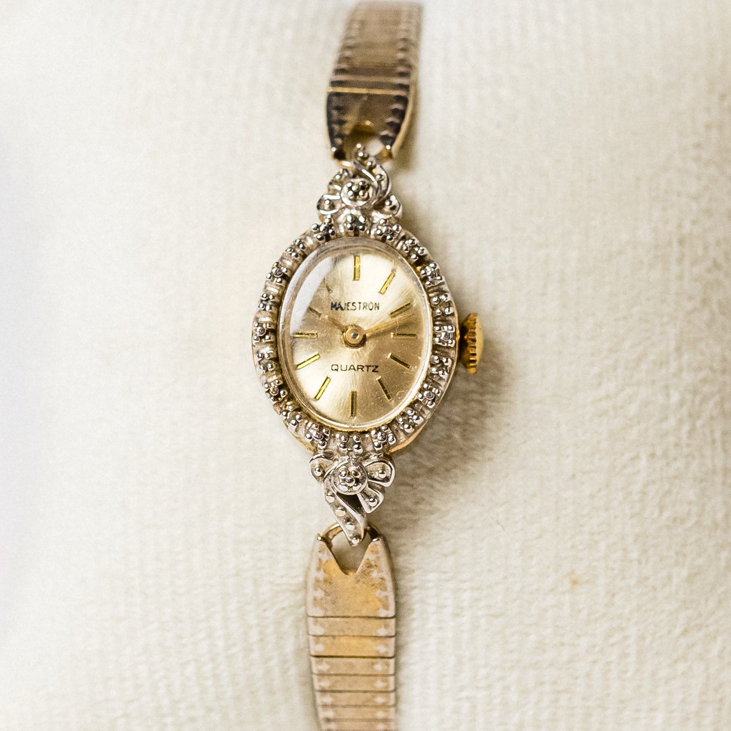 Vintage 1990's Majestron Gold-Plated Ladies Watch
