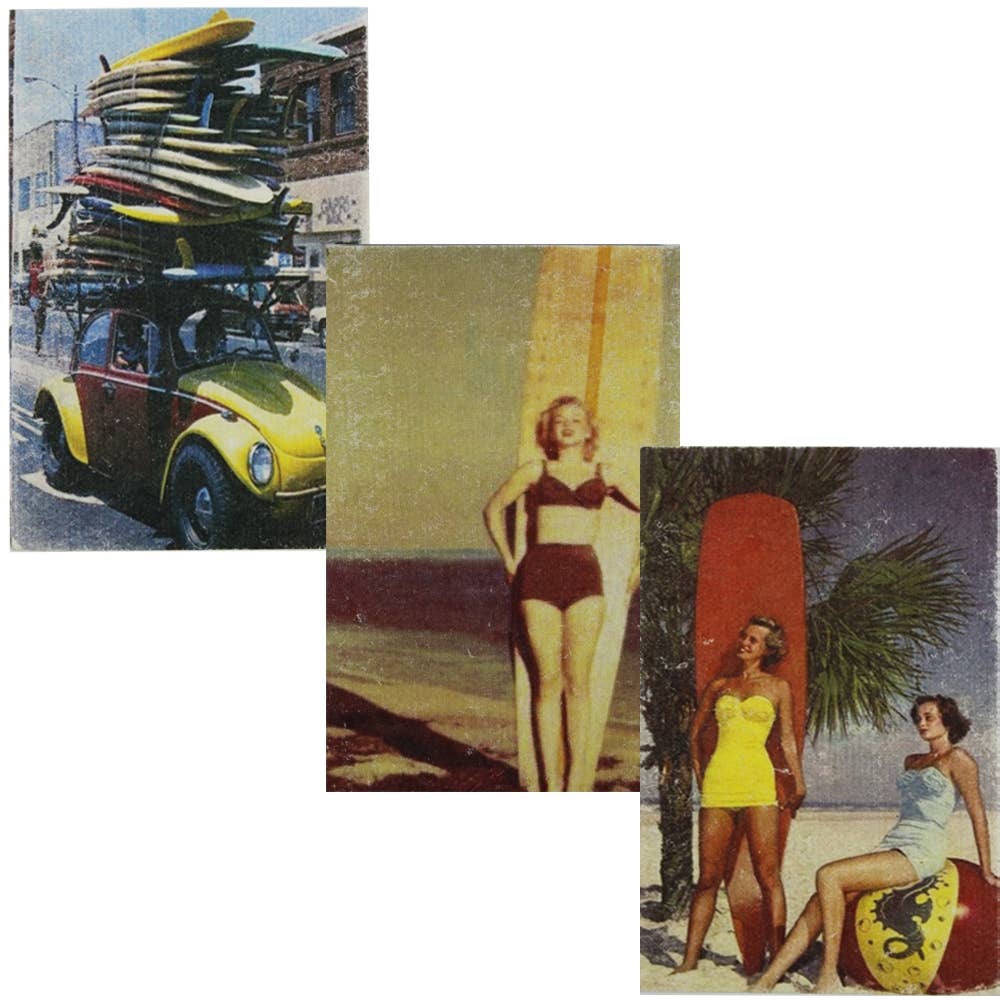 Vintage Surf City Mini Journal - ASE161