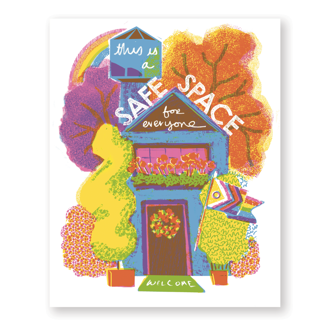 Safe Space (Home) 8 x 10 Art Print