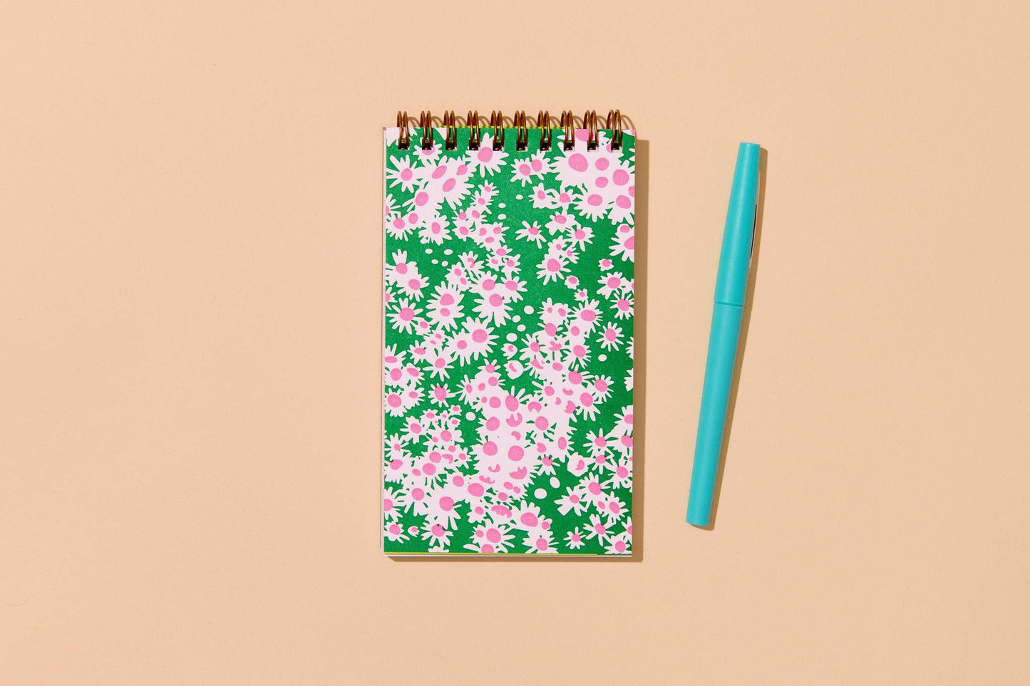 Aster Wildflower Letterpress Spiral Pocket Size Notebook - Mothers Day,Ants Letterpress Pocket Size Spiral Notebook -Fathers Day Gift Mothers Day