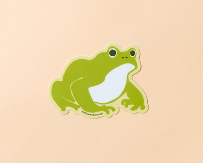 Toad Nature Vinyl Sticker - Amphibian Frog Lover - Fathers Day Gift Mothers Day