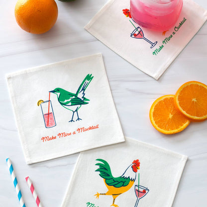 Cocktail Mocktail Cocktail Napkin Set