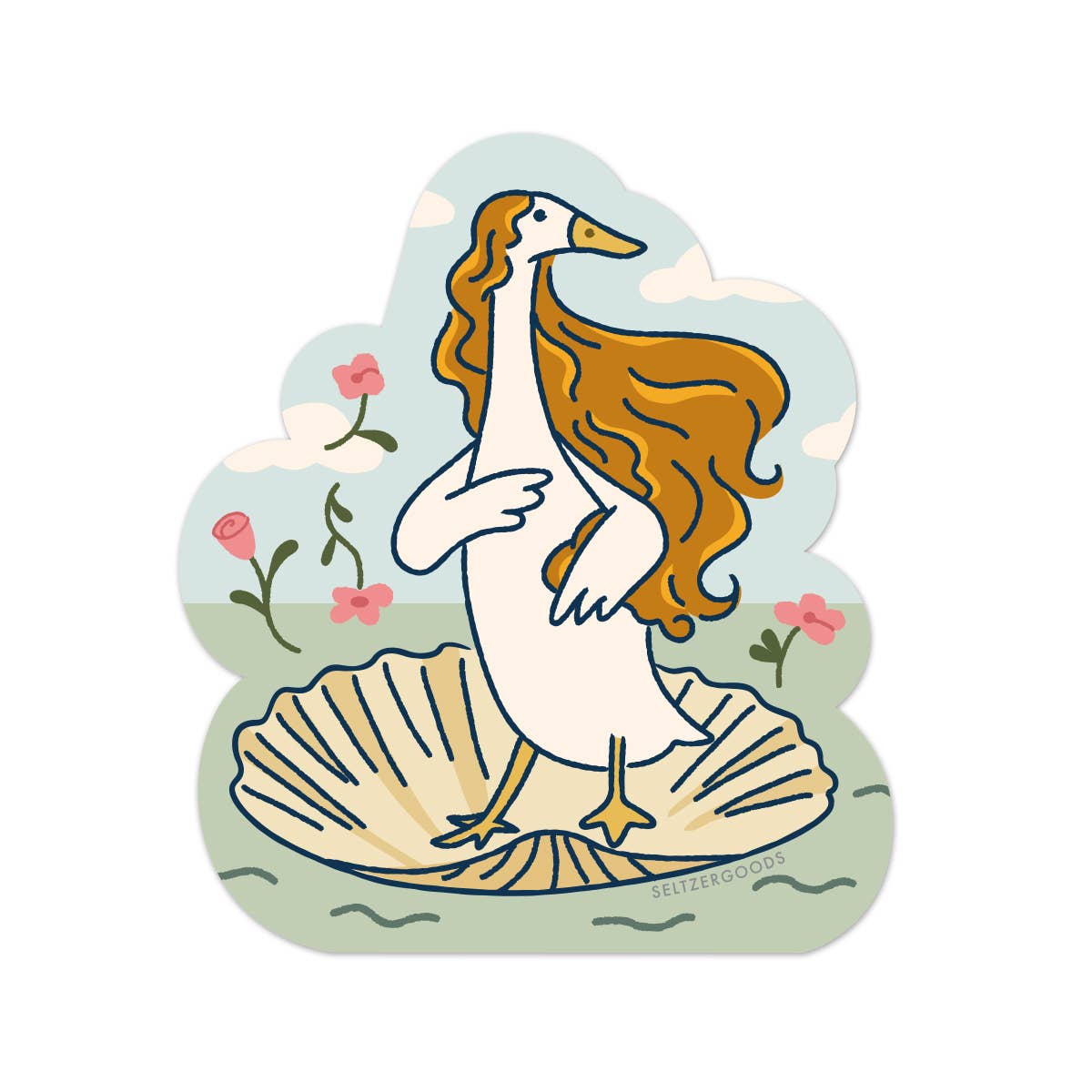 Venus de Ducko Sticker