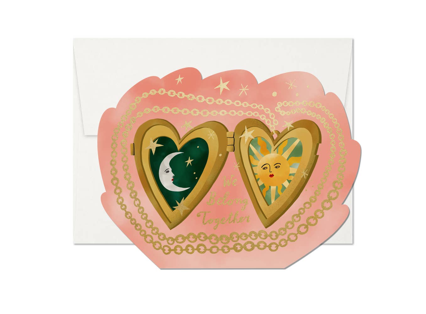 Locket Love Valentine's Day greeting card: Singles