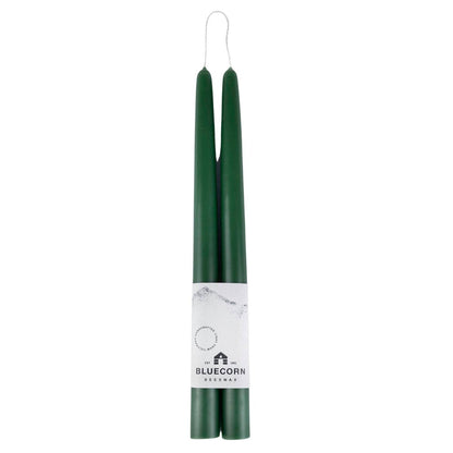 Pair of Hand-Dipped Beeswax Taper Candles: 10" / Ivory