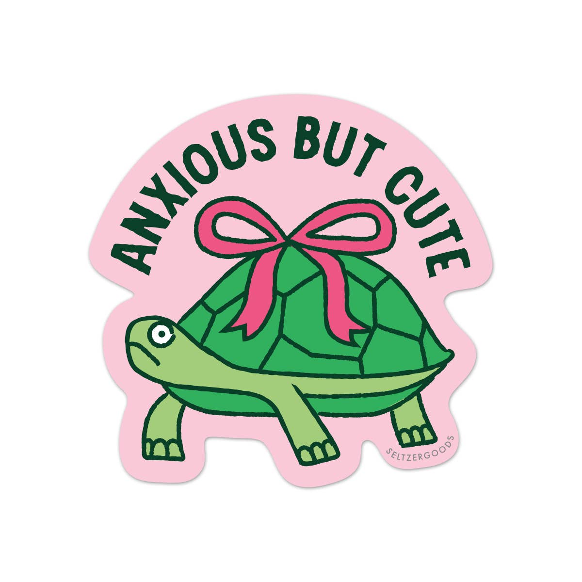 Anxious Turtle Sticker