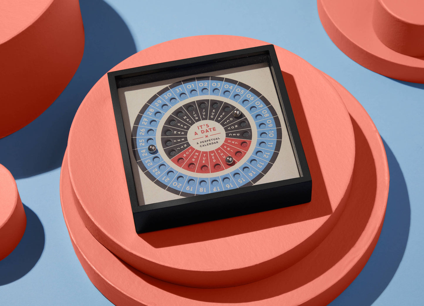 Brass Monkey It's A Date Perpetual Desk Calendar