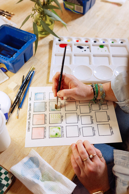 Watercolor Workshop with Robin Carlile at Edison Hills
