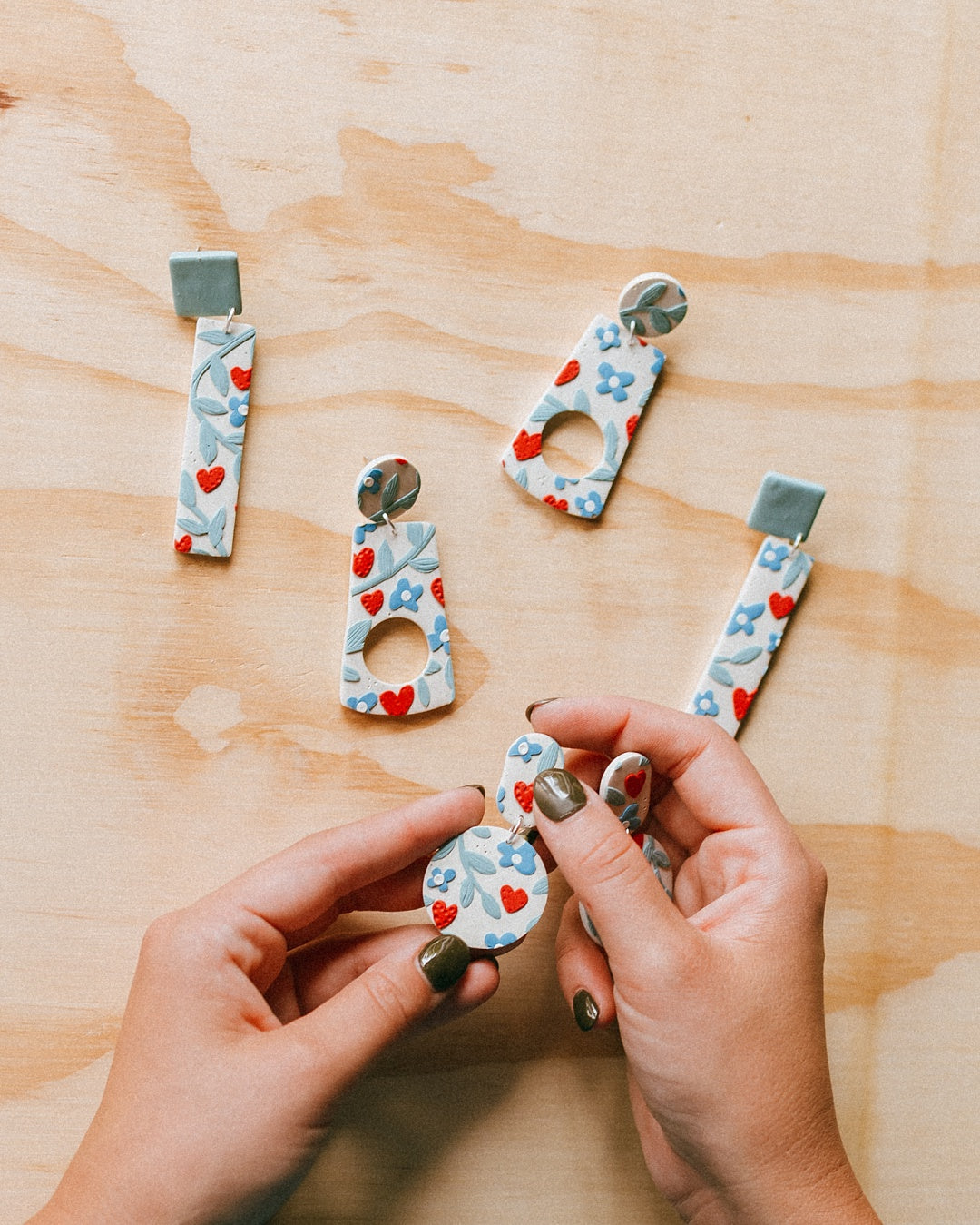 Polymer Clay Earring Workshop with Abby Weeden