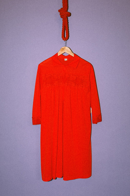 1960's Gaymode Red Night Dress, Large