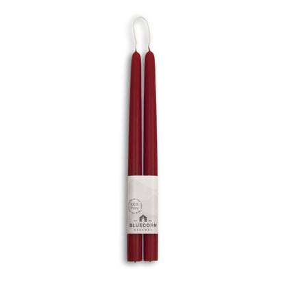 Beeswax Taper Candles – Dripless & Handmade in USA: Sky Blue / 10"