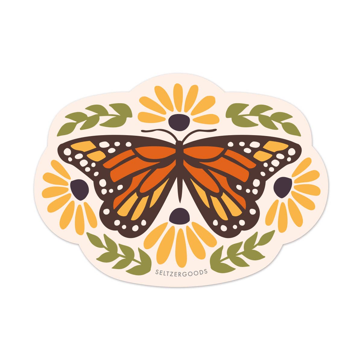 Monarch Sticker