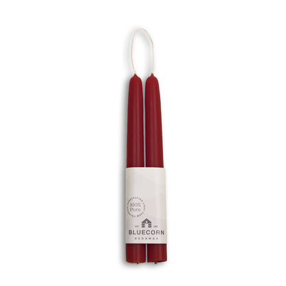 Beeswax Taper Candles – Dripless & Handmade in USA: Teal / 10"