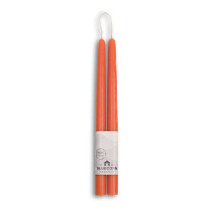 Beeswax Taper Candles – Dripless & Handmade in USA: Teal / 10"