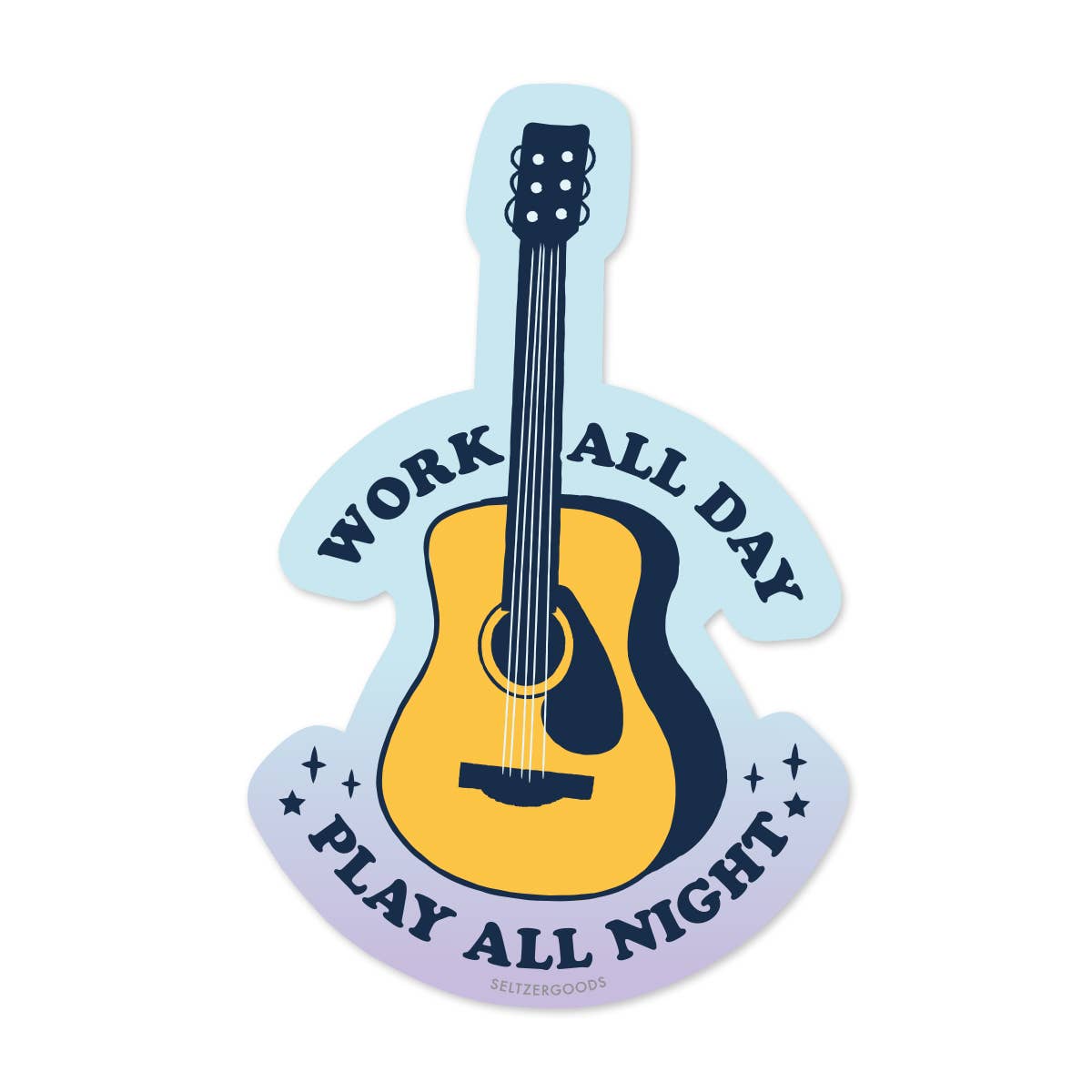 Play Guitar Sticker