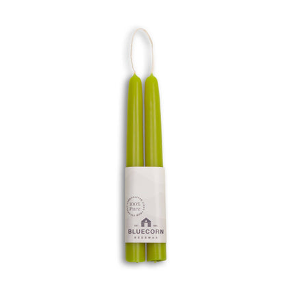 Beeswax Taper Candles – Dripless & Handmade in USA: Lilac / 10"