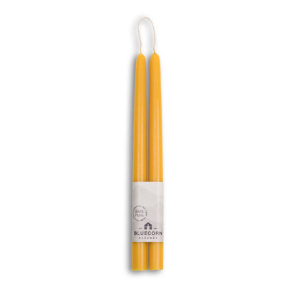 Beeswax Taper Candles – Dripless & Handmade in USA: Lilac / 10"