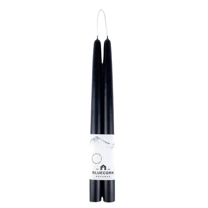 Pair of Hand-Dipped Beeswax Taper Candles: 10" / Ivory