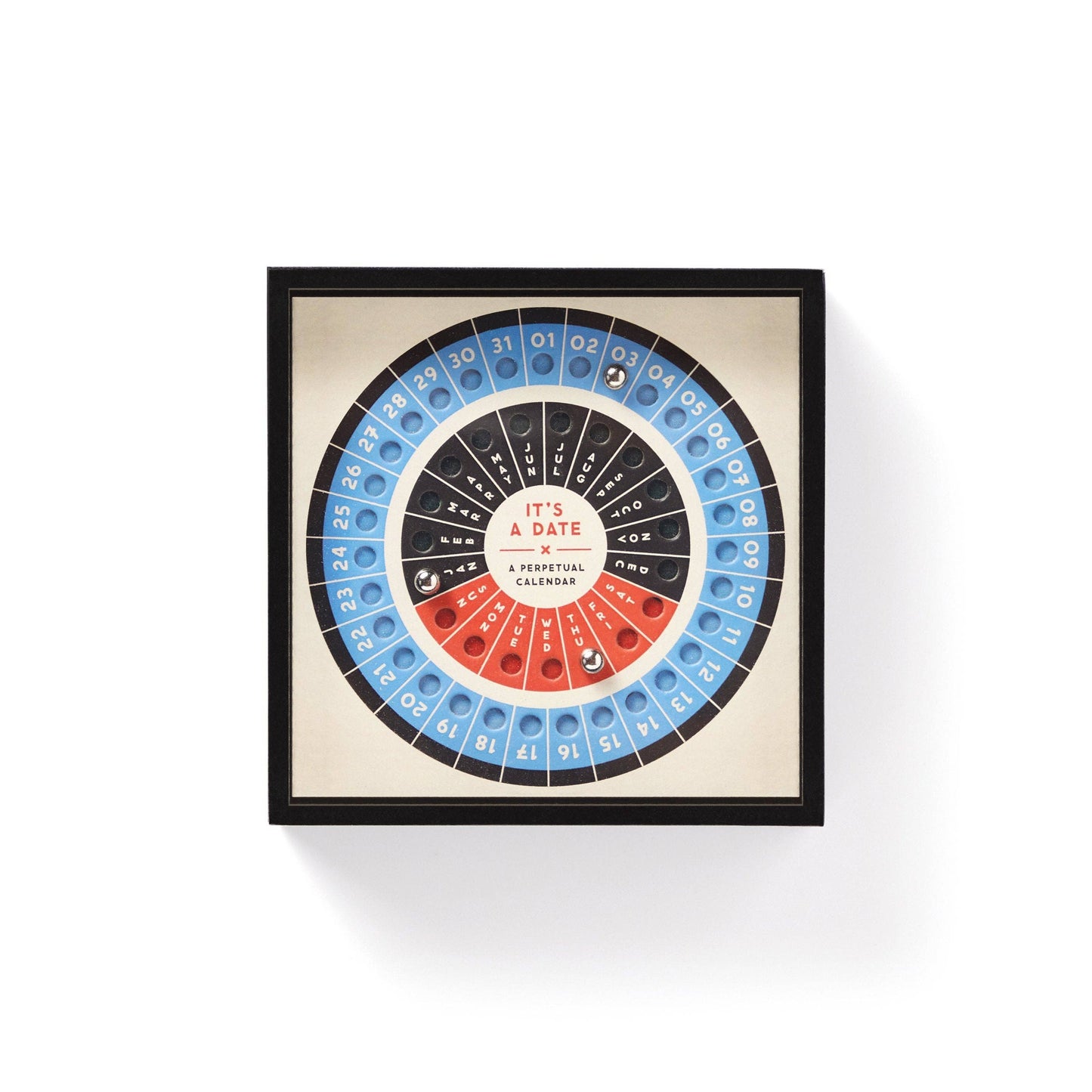 Brass Monkey It's A Date Perpetual Desk Calendar