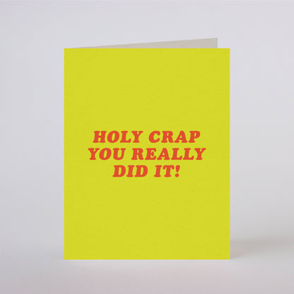 HOLY CRAP! - greeting card