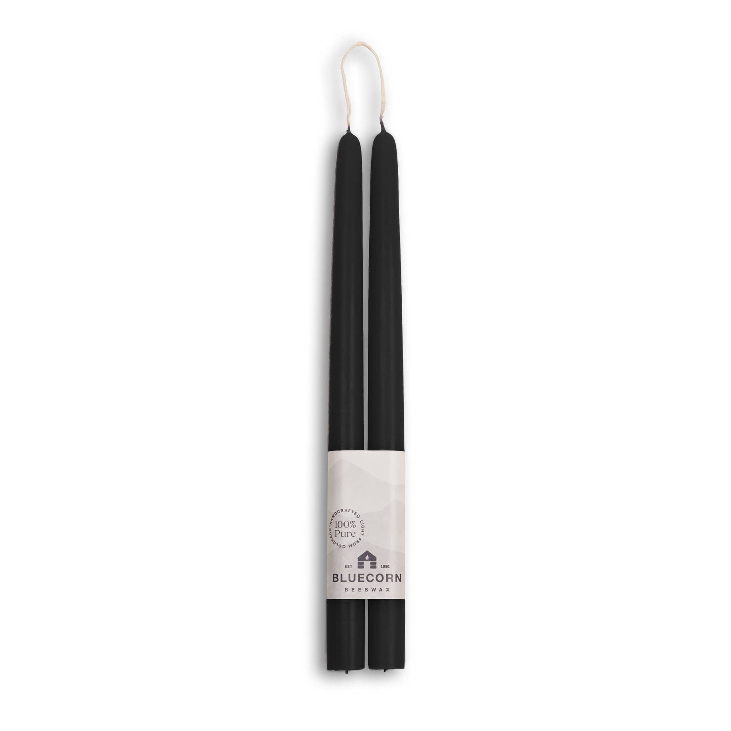 Beeswax Taper Candles – Dripless & Handmade in USA: Teal / 10"