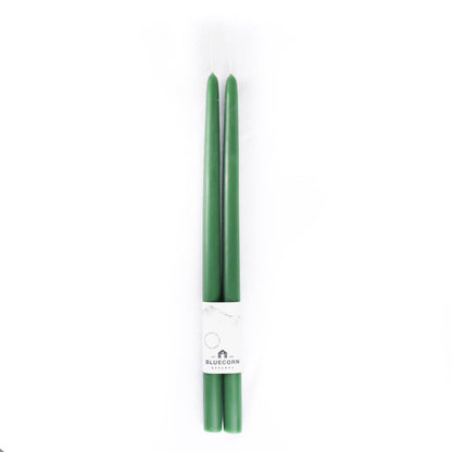Pair of Hand-Dipped Beeswax Taper Candles: 10" / Ivory