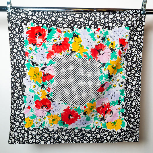 Vintage Floral Avon Scarf