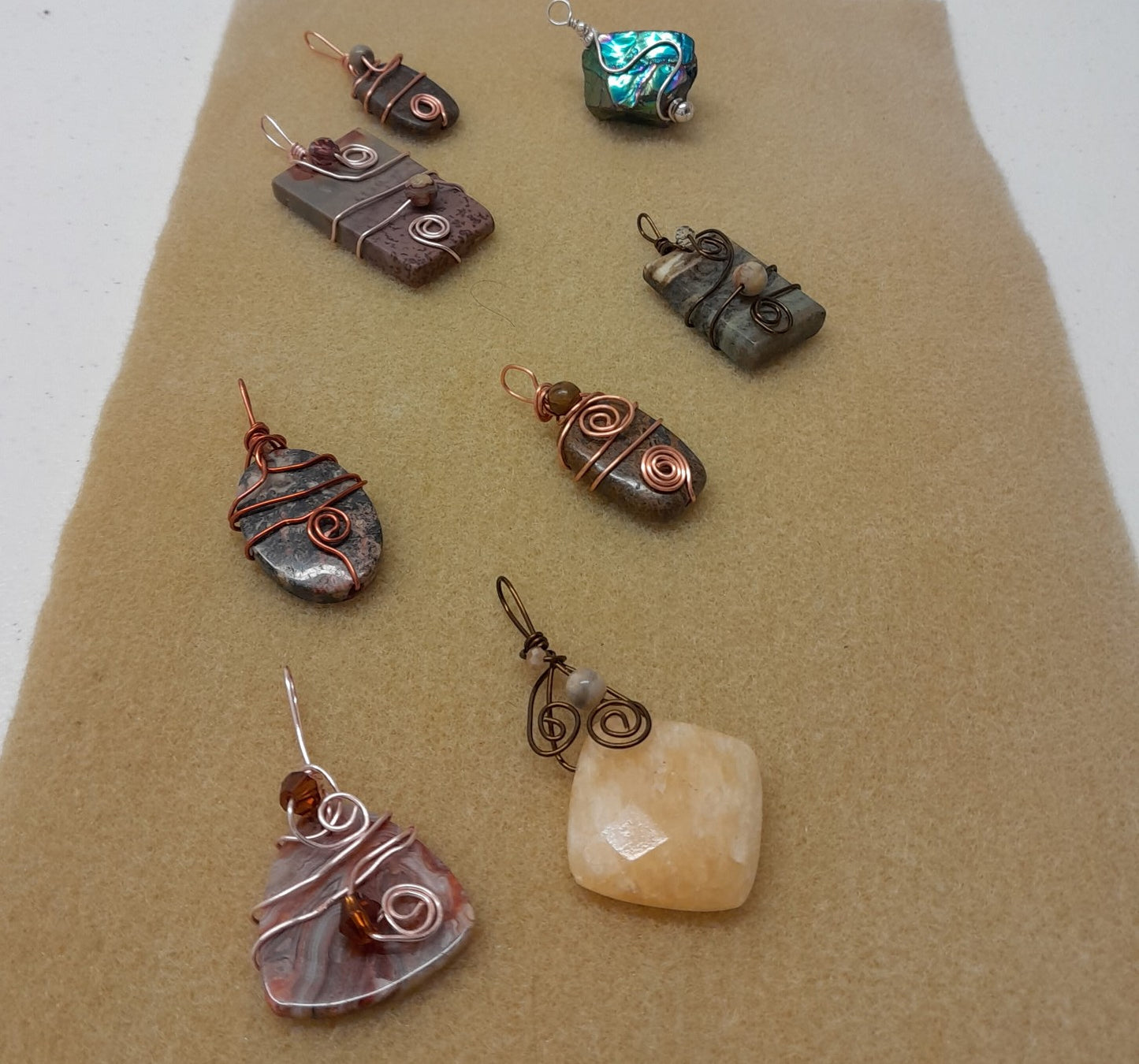 Beginner-Friendly Wire Wrapped Pendants