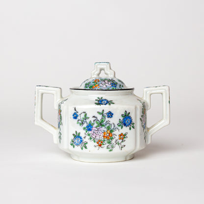 Trico Japanese Hand-painted Sugar Bowl, 1940's