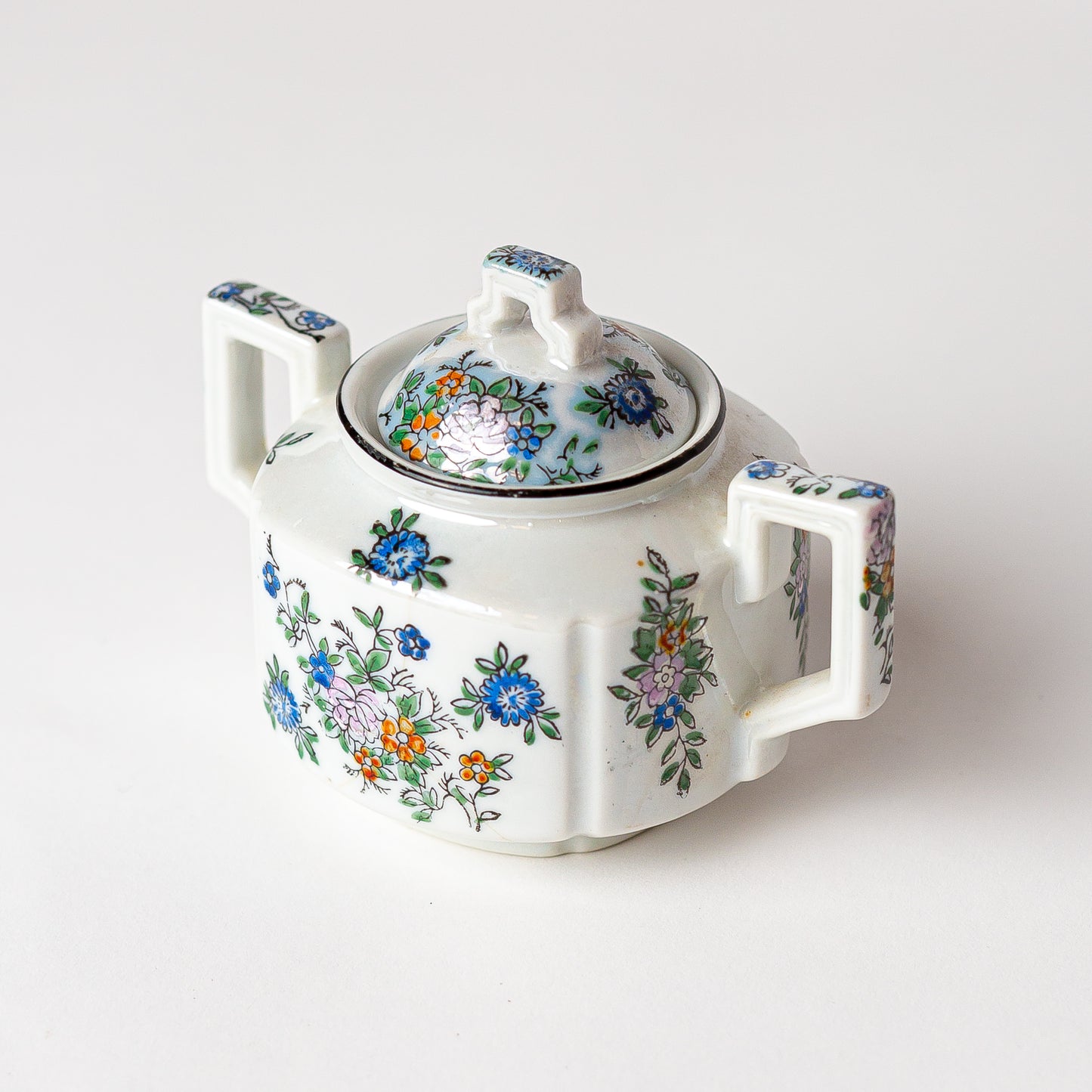 Trico Japanese Hand-painted Sugar Bowl, 1940's