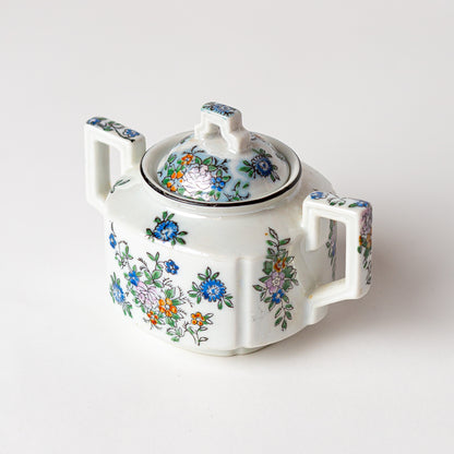 Trico Japanese Hand-painted Sugar Bowl, 1940's