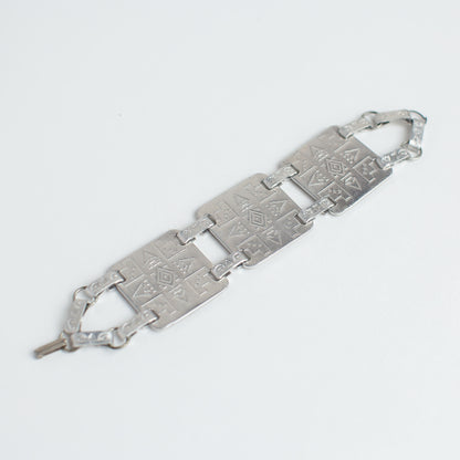Vintage Stamped Panel Bracelet
