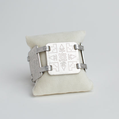 Vintage Stamped Panel Bracelet