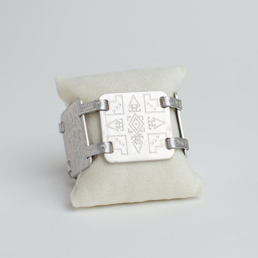 Vintage Stamped Panel Bracelet