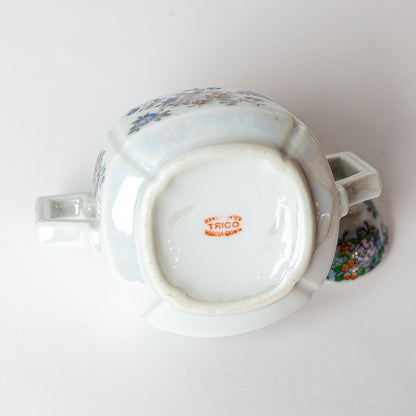 Trico Japanese Hand-painted Sugar Bowl, 1940's