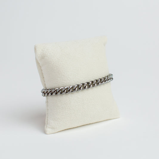 Silver-Tone Link Bracelet