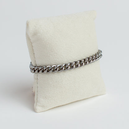 Silver-Tone Link Bracelet