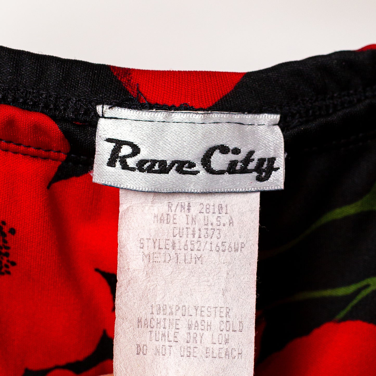 1990's "Rave City" Adjustable Floral Skirt
