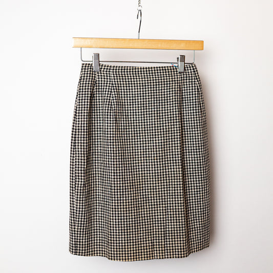 1990's "Casual Corner" Buffalo Plaid Skirt